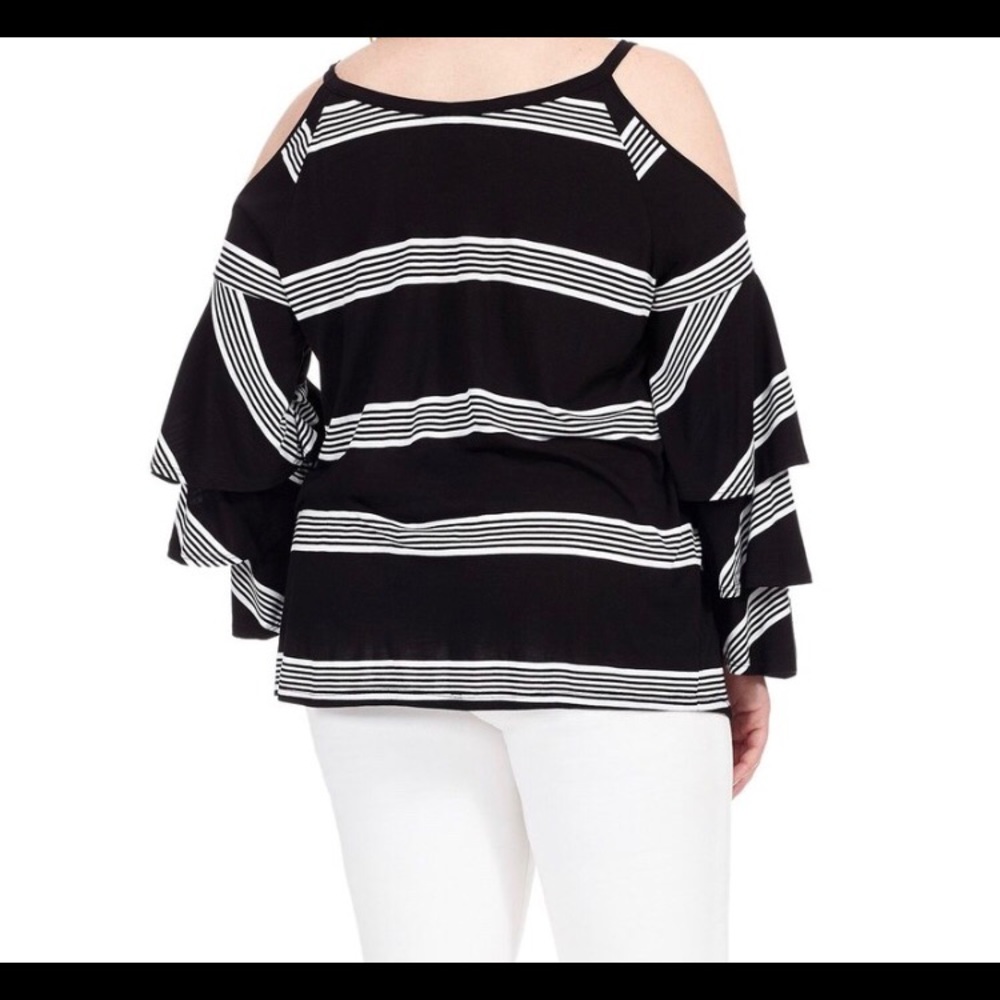 INC INTERNATIONAL CONCEPTS  Cold Shoulder Top 0X - Picture 3 of 8